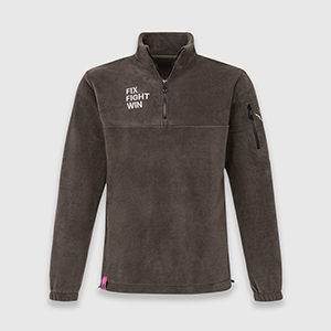 Кофта фліс Ukrainian Fixik | Dark Gray