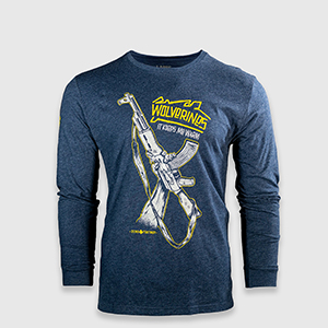 Лонгслів Zero Foxtrot Wolverines | Midnight Navy