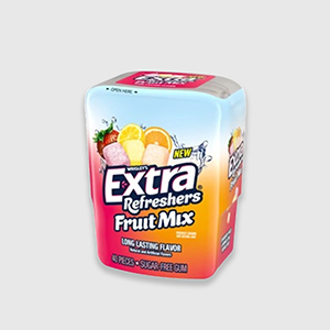 Жуйки Wrigley’s Extra Refreshers Fruit Mix bugar free 40 шт