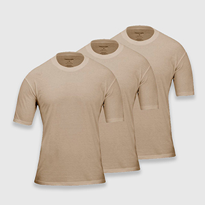 Комплект футболок для військових Propper Pack 3 – Crew Neck | Tan 499 (3 шт.)
