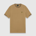 Футболка Lyle & Scott BIRDSEYE HALF TIPPED | Coyote