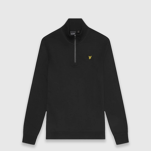 Реглан Lyle & Scott  LOOPBACK QUARTER ZIP SWEAT | Black