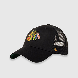 Кепка (Тракер) 47 Brand CHICAGO BLACKHAWKS MES | Black