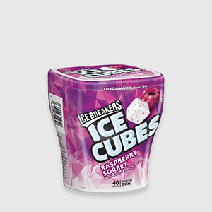 Жуйки Ice Cubes Raspberry Sorbet 40 шт