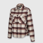 Куртка жіноча Vertx Lena Shirt Jacket | Burnt Cherry Plaid