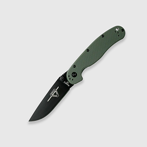 Ніж Ontario Knife RAT II Linerlock D2 | OD Green