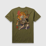 Футболка Zero Foxtrot Tiger vs Demon | OD Green