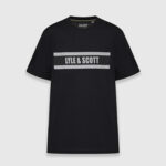 Футболка Lyle & Scott STRIPE LOGO GRAPHIC T-SHIRT | Black