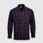 Сорочка фланелева Vertx Canyon River Flannel Long Sleeve Shirt | Midnight Clay Plaid