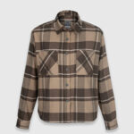 Сорочка жіноча Vertx Lena Stretch Flannel | Smoked Tan Plaid