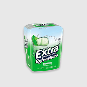 Жуйки Wrigley’s EXTRA Refreshers Spearmint Chewing Gum sugar free 40 шт