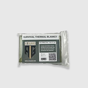 Термоковдра A1Guard Survival Thermal Blanket | Military Green