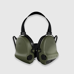 Навушники активні Sordin Supreme X2 c заднім тримачем | Green