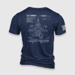 Футболка Nine Line F-14 Tomcat Schematic - T-Shirt | Navy