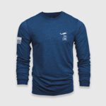 Лонгслів Nine Line Dropline Logo LS T-Shirt | Navy