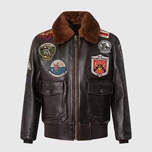 Куртка Cockpit USA Top Gun Navy G-1 Jacket | Brown