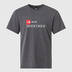 Футболка The North Face GPS Kyiv | Grey