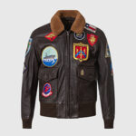 Куртка Cockpit USA Movie Hero™ Top Gun II Navy G-1 Jacket | Brown