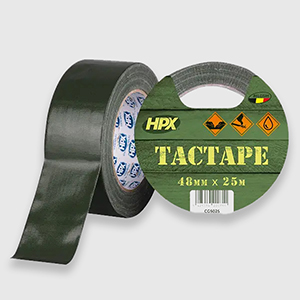 Стрічка армована одностороння HPX TACTAPE 48мм х 25м CG5025 | Olive